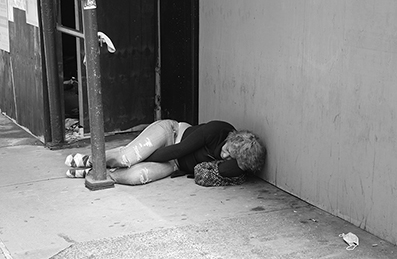 Homeless : Street Life : New York : Personal Photo Projects : Photos : Richard Moore : Photographer